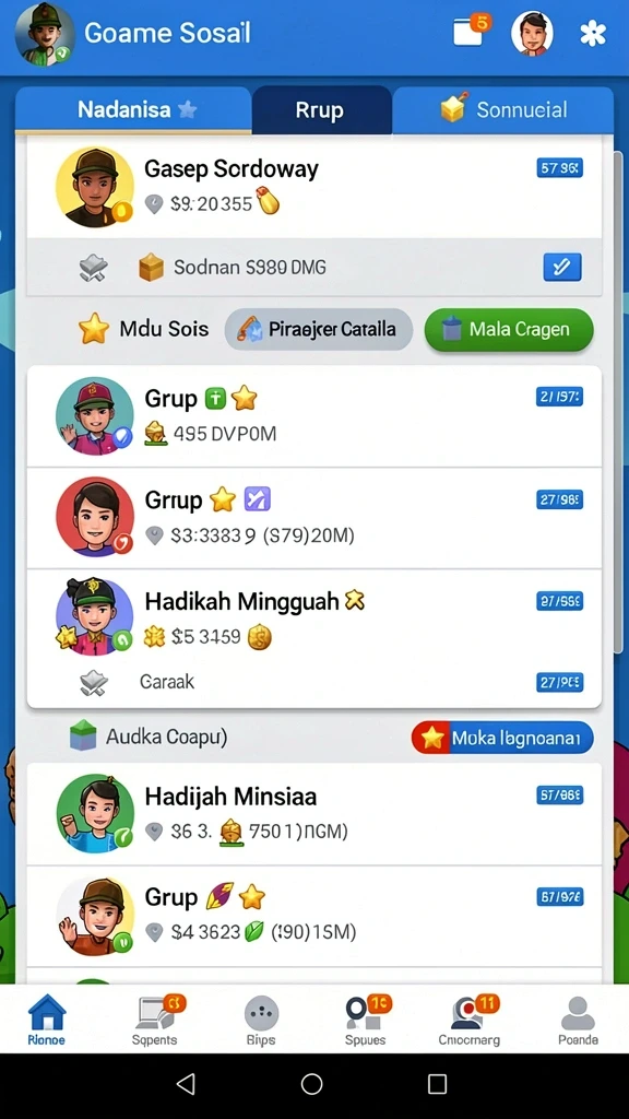 Halaman detail dengan informasi versi, ukuran, dan rating.